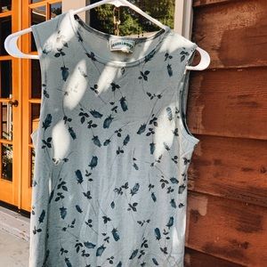 Vintage fitted tank top